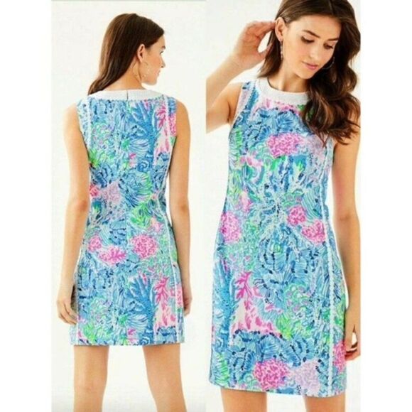 NWT Lily Pulitzer Mila Shift Dress 0 Sink or Swim - Picture 3 of 12